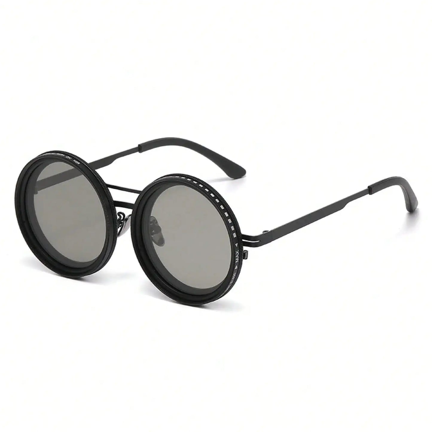 Unisex Retro Polarized Sunglasses – ND9 Rotating Filter