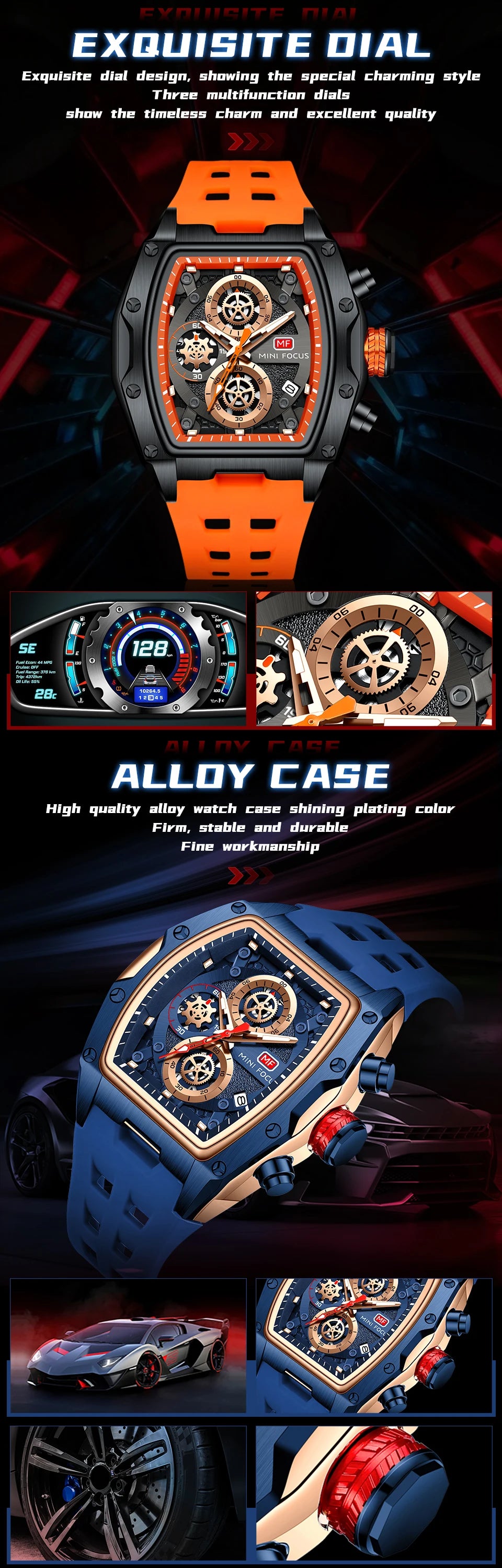 MINI FOCUS Warrior Chronograph Men’s Watch