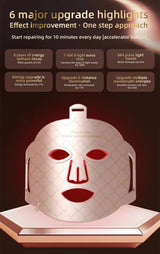 New 8 Colors Photon Nir Light Skin Rejuvenation for Facial 850nm Led Red Infrared Led Face Mask Red Light Therapy Photon Mask