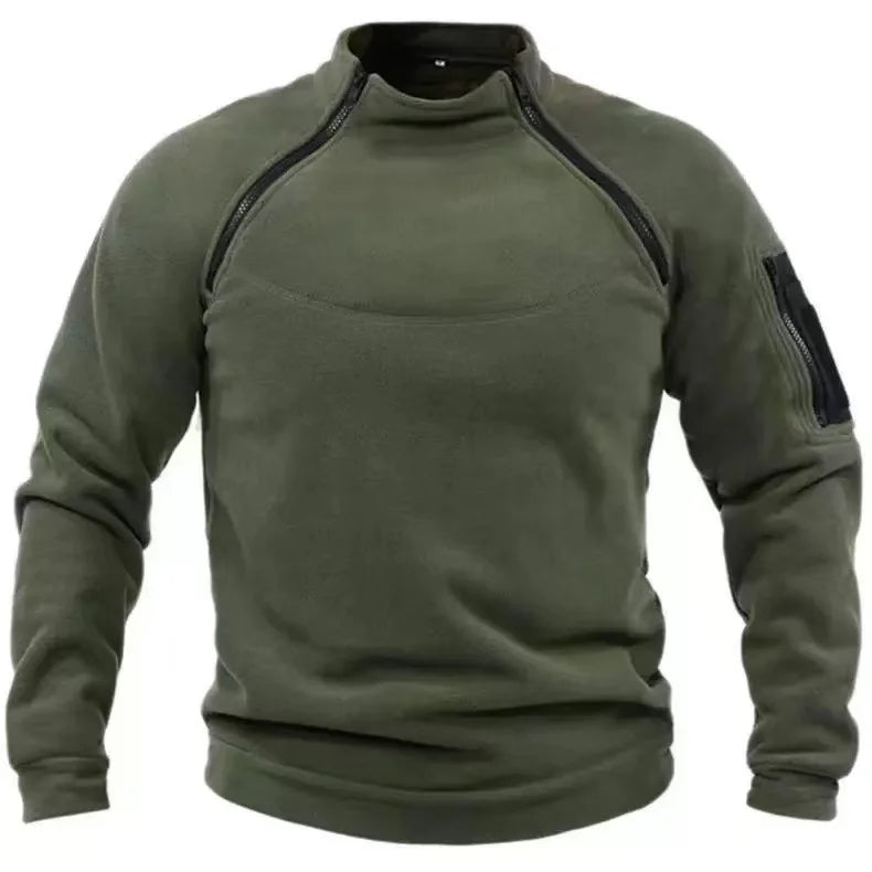 Men's Fleece Tactical Outdoor Jacket | Casual & Adventure