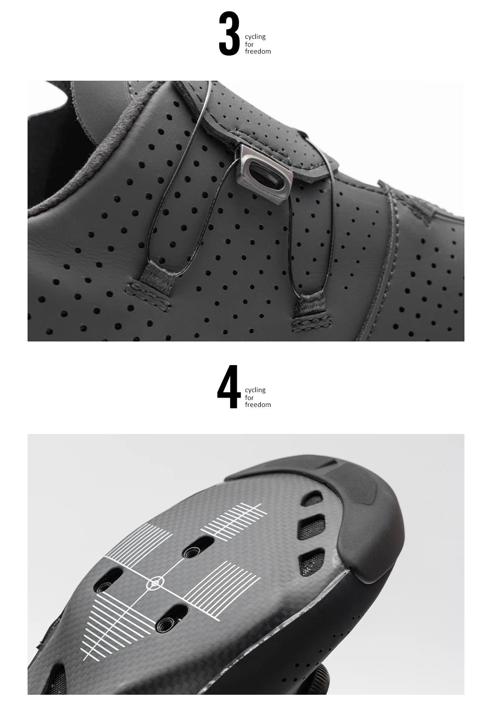 WILDTO Carbon Fiber Sole Cycling Shoes Hardness10 Wear Resistant Road Riding Sneakers Mens Thermoplastic Adjustable Bicyle Shoes