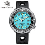 STEELDIVE SD1975 Luxury Auto Watches Men Dive Watch 300m Waterproof C3 Luminous Clock Sapphire Mirror NH35 Mechanical Wristwatch