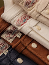 Heavyweight Cotton Henley Tee – Vintage Everyday Essential