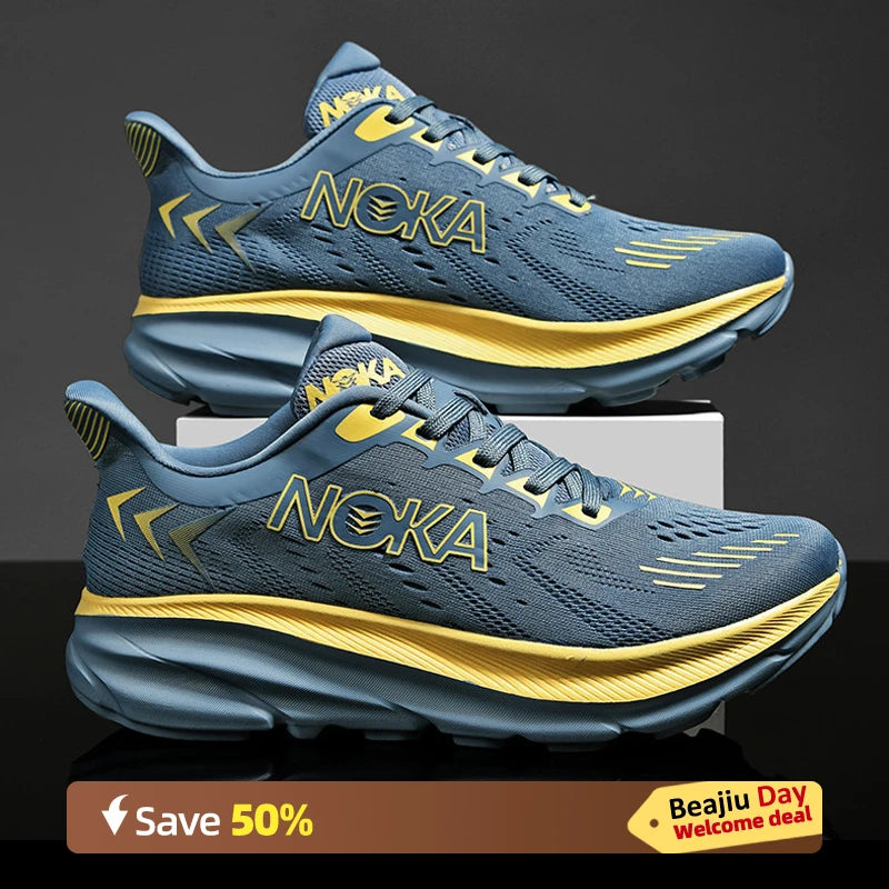 Men's Breathable Mesh Lace-Up Sneakers