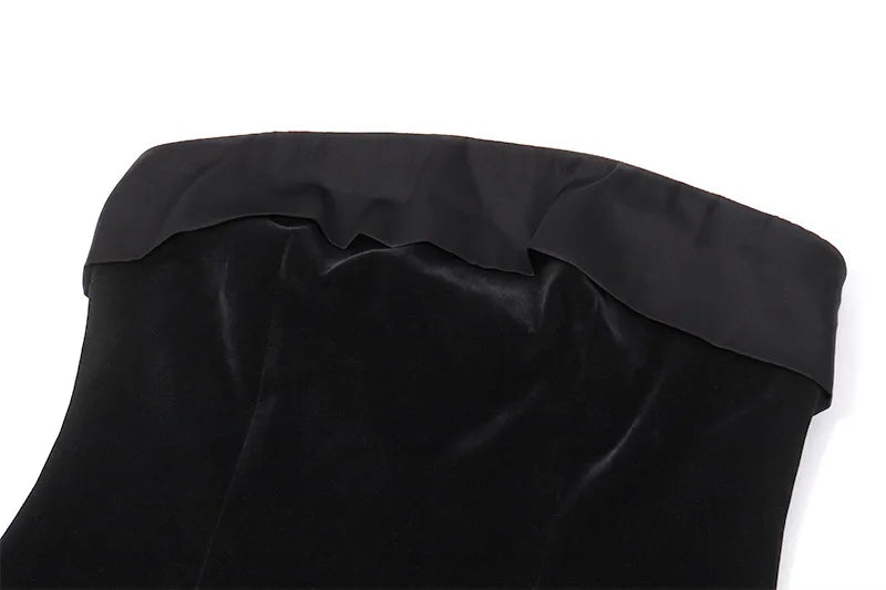 Chic Slash-Neck Backless Mini Dress | Elegant Evening & Party Wear