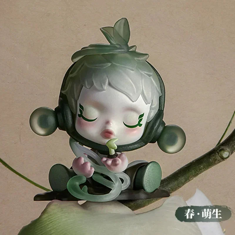 POP MART SKULLPANDA The Ink Plum Blossom Series Trendy Blind Box Toys Mystery Box Mistery Action Figure Surprise Birthday Gift