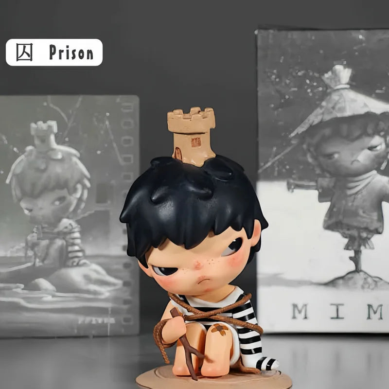POP MART Hirono The Mime Series Figure Anime Cartoon Action Figurine Blind Box Toys Doll Cute Mysterious Box Birthday Boys Gifts