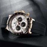 Original New PAGANI DESIGN PD-1664 Luxury Japan VK63 Movt Quartz Wristwatches Sapphire Waterproof Chronograph Gold Reloj Hombre