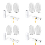 8mm Elastic No-Tie Shoelaces with Button Lock
