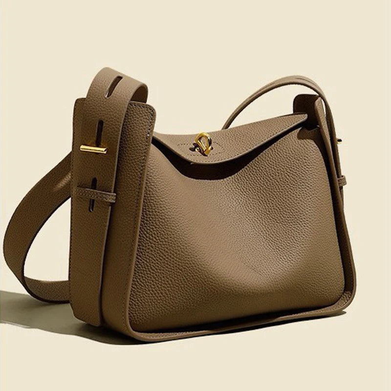 Genuine Leather Luxury Women Shoulder & Crossbody Bag