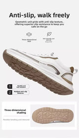 2026 Mens Leather Casual Shoes Slip On Comfortable Breathable Lightweight Non Slip Waterproof Loafers