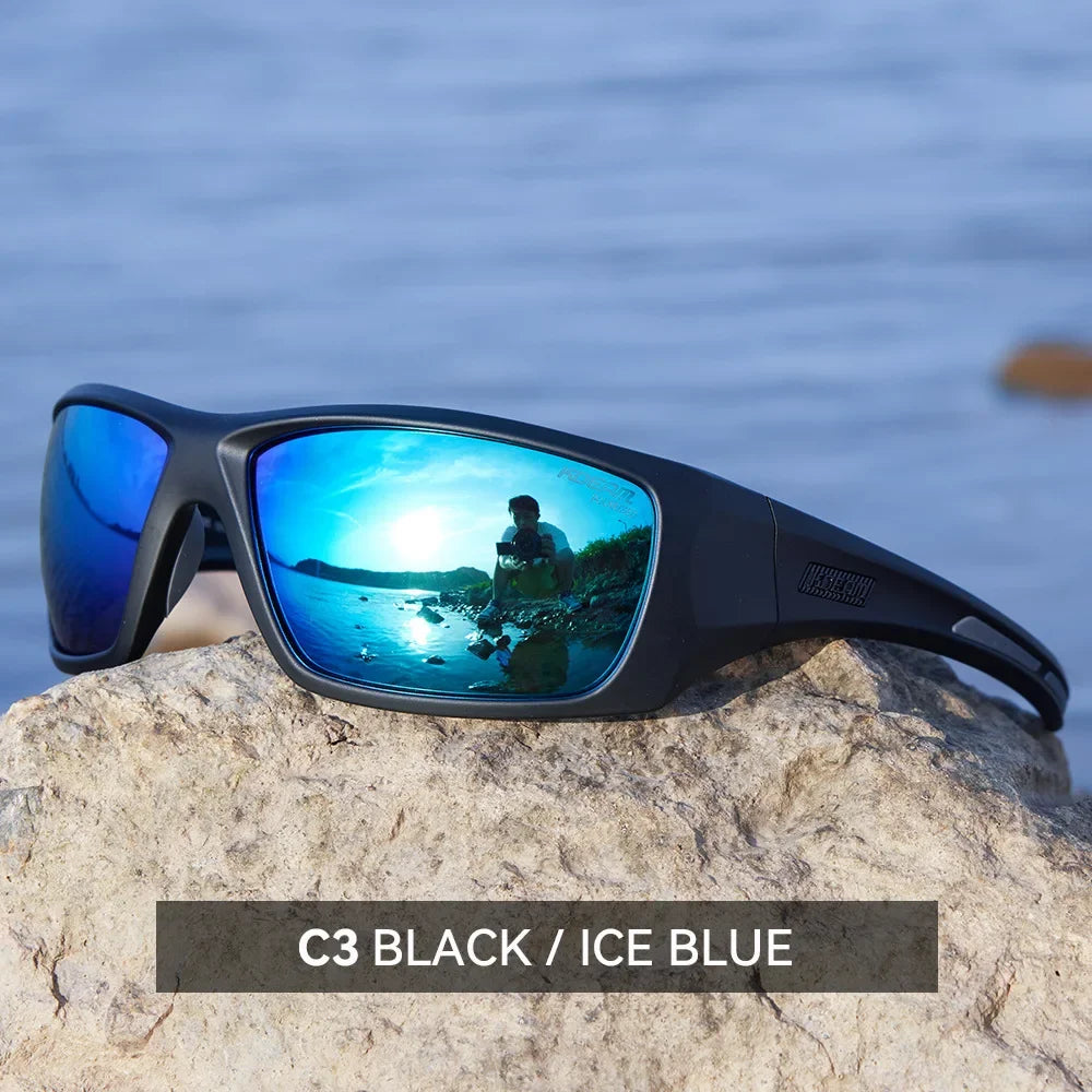 KDEAM New Polarized Fishing Sunglasses TR90 Frame Comfortable Anti slip Design Outdoor Fashion Sports Glasses Men Women Goggles
