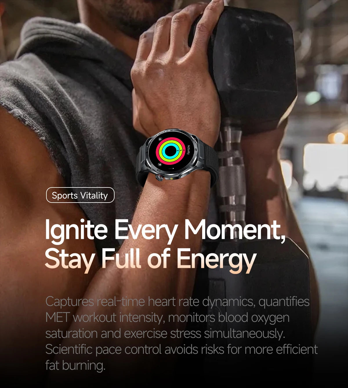 ECG+PPG Advanced Health Smart Watch for Men & Women