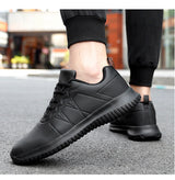 Chef Shoes Four Season Soft-Sole Anti-Slip Oil-Proof Waterproof Portable Kitchen Work Shoes Fashion Plus Size Casual Men's Shoes