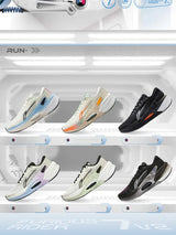 Li-Ning Men's FURIOUS RIDER 7 V2 Stability Running Shoes BOOM FIBER Cushion Stable Support Sport Shoes Wearable Sneakers ARZU003