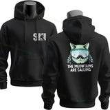 Men's Ski & Snowboard Graphic Hoodie for Fall and Winter