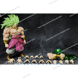 ZT Studio Broly Figure Dragon Ball Super Saiyan Broly 10 Inches Warrior of The Ancient Anime Action Figure Model Toys Gifts