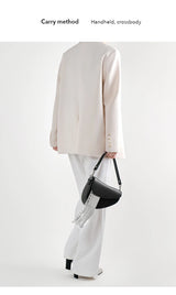 BAFELLI 2025 NEW LUXURY WOMAN BAGS LEATHER STYLISH INDIVIDUALITY FASHION TASSELS PURSE SHOULDER CROSSBODY HANDBAGS FEMALE SADDLE
