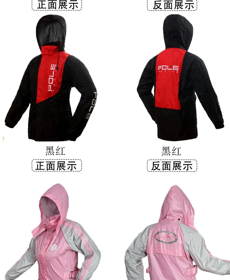 POLE Motorcycle Rain Suit – Waterproof & Reflective