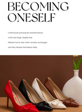 CHCH Women's Pointed Toe Ankle Strap Platform Heels
