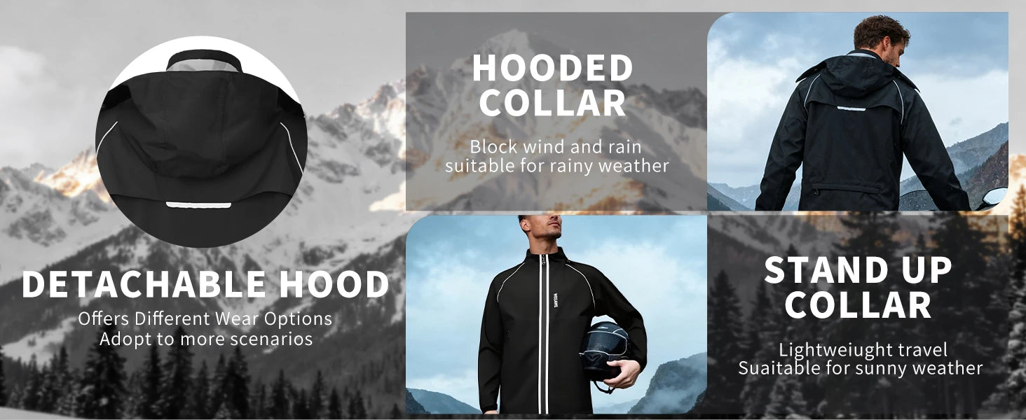 WOSAWE All-Weather Riding Rain Suit – Jacket & Pants