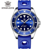 SD1964 STEELDIVE 1000M Waterproof 45.4MM Big Water Ghost Watch For Men Super BGW9 Blue Luminous Dive Watch with Valve