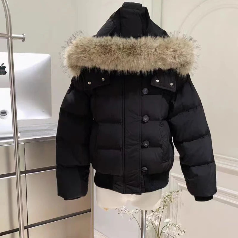 Winter Hooded Puffer Jacket