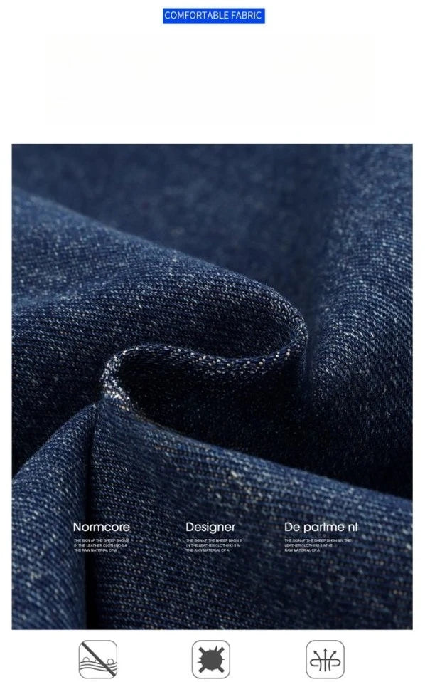 Men's Loose Straight-Leg Multi-Pocket Jeans