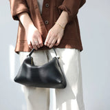 2024 Women Genuine Leather Luxury Handbags Small Size Versatile Cowhide Crossbody Bag Fashion Soft Messenger Purses