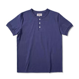 Heavyweight Cotton Henley Tee – Vintage Everyday Essential