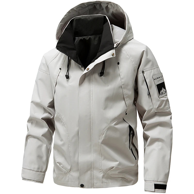 Men’s Lightweight Waterproof Hooded Softshell Jacket