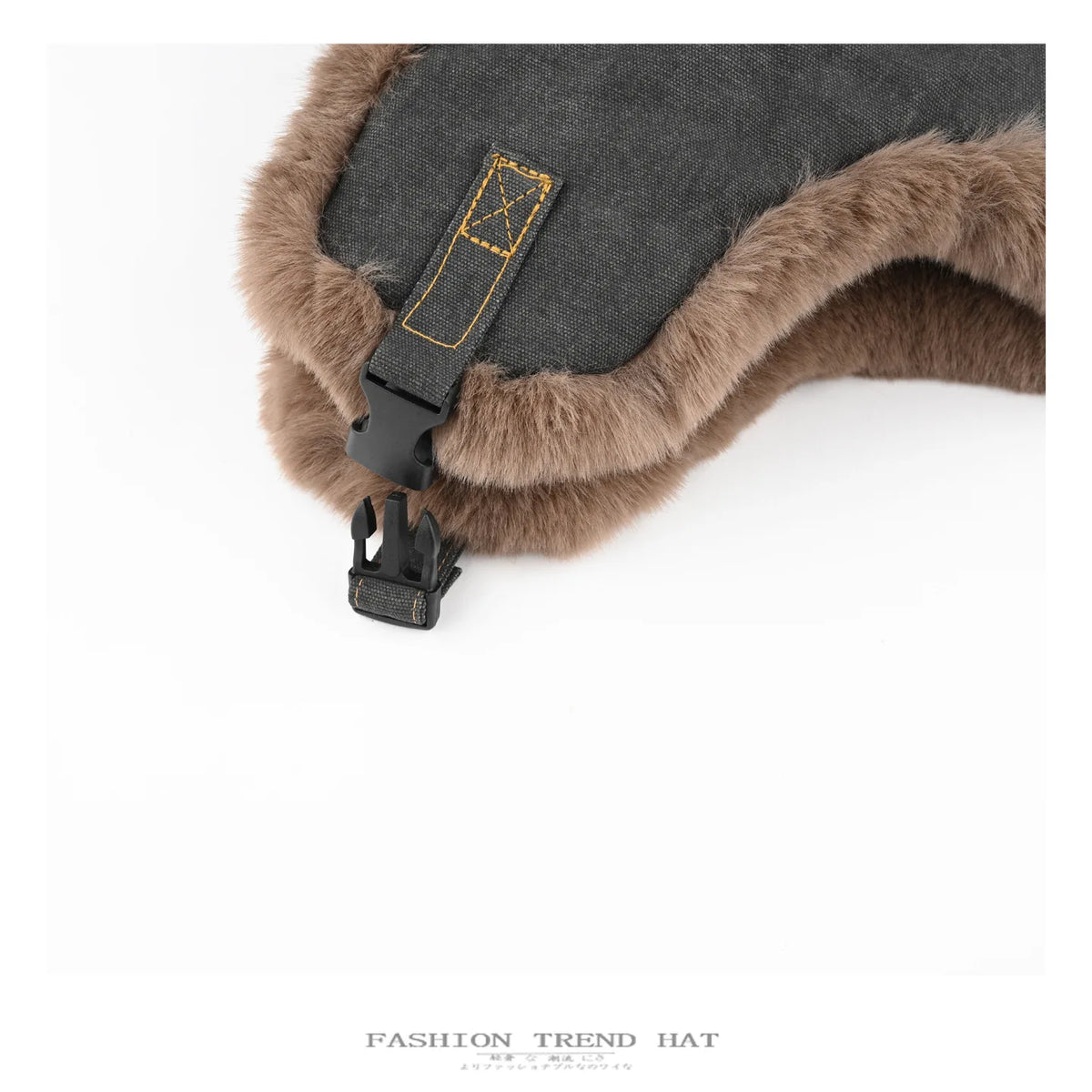 Unisex Winter pilot Thickened Plush Ear-Flap Hat men ski cap winter hat windproof bomber Trendy Patchwork Aviator Trapper cap