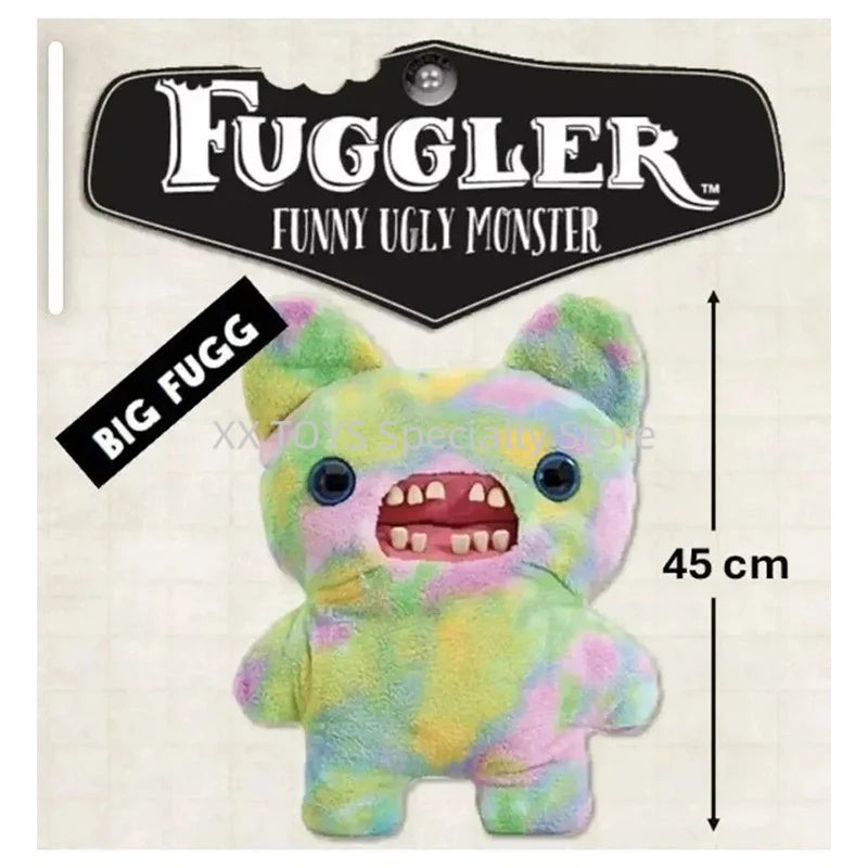 Fuggler Funny Ugly Monster Big Fugg Gaptooth 45cm Plush Weird Plushies Teddy Fugly Screech Rabid Rabbit Tooth Monster Soft Toys