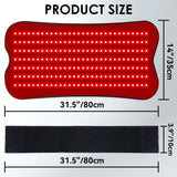 210 LEDs Red Infrared Light Therapy Pad Beauty Devices For Face,Body Back Knee Hands Feet Relief Portable 660nm 850nm Heat Pad