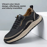 2026 Mens Leather Casual Shoes Slip On Comfortable Breathable Lightweight Non Slip Waterproof Loafers