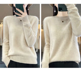 Women's Merino Wool Crew Neck Sweater