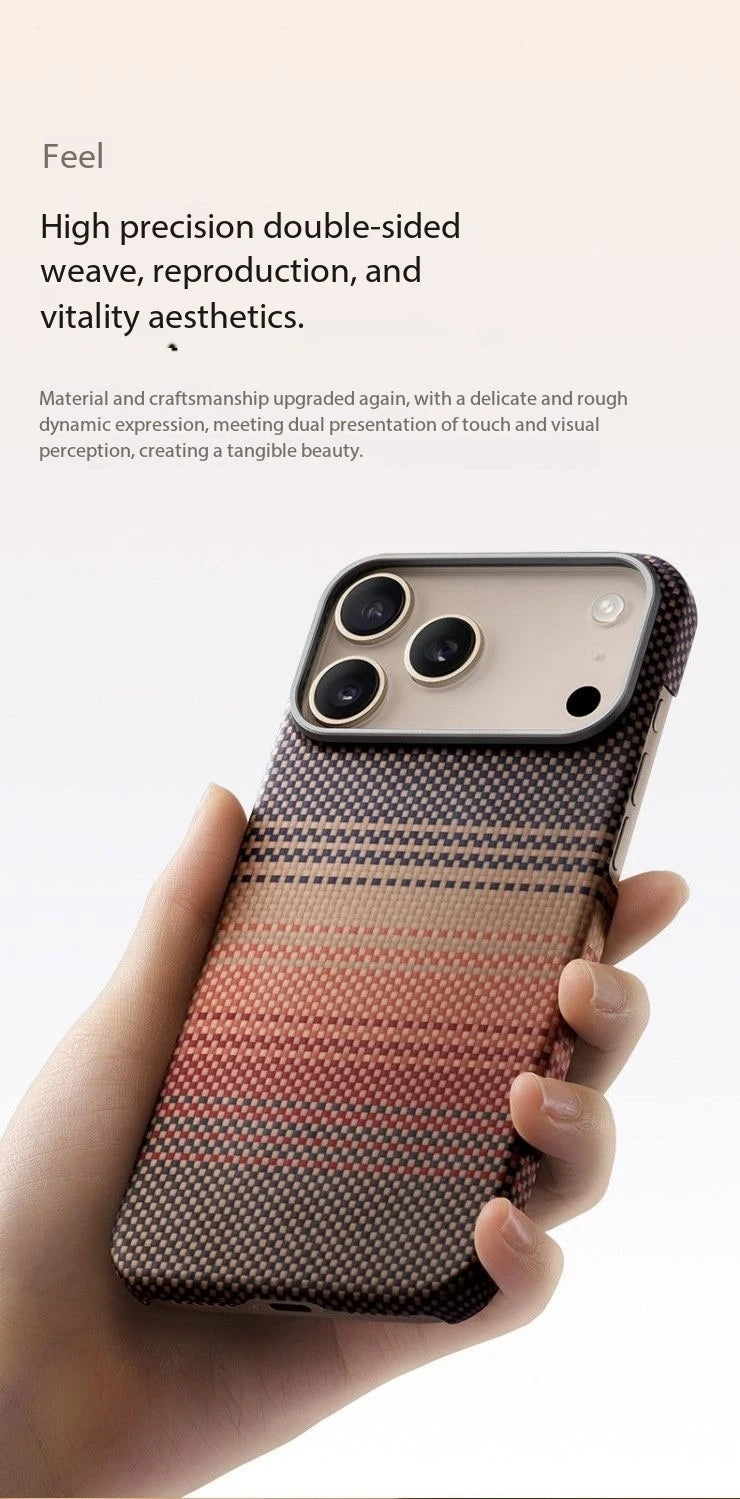 Magnetic Carbon Fiber Case for iPhone 17 & 18 Pro Max