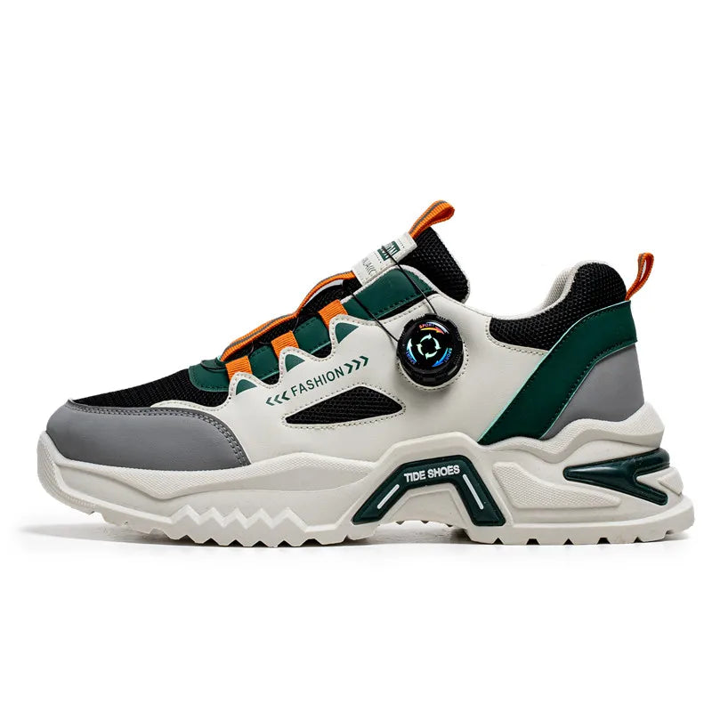 Men's Rotating Buckle Casual Sports Sneakers
