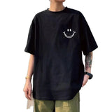 Men's Coconut Tree Print Cotton Tee | Relaxed Summer Fit