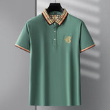 Men's Embroidered Polo Shirt – Breathable Summer Style