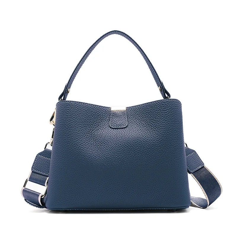 100% Genuine Leather Women's Crossbody Bag 2025 Summer Female Shoulder Bag Luxury Design Handbag phone makeup Bag Commuter