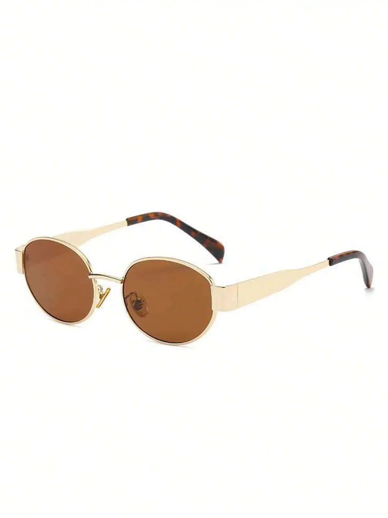 Oval Frame Women's Vintage Sunglasses | UV400 Metal
