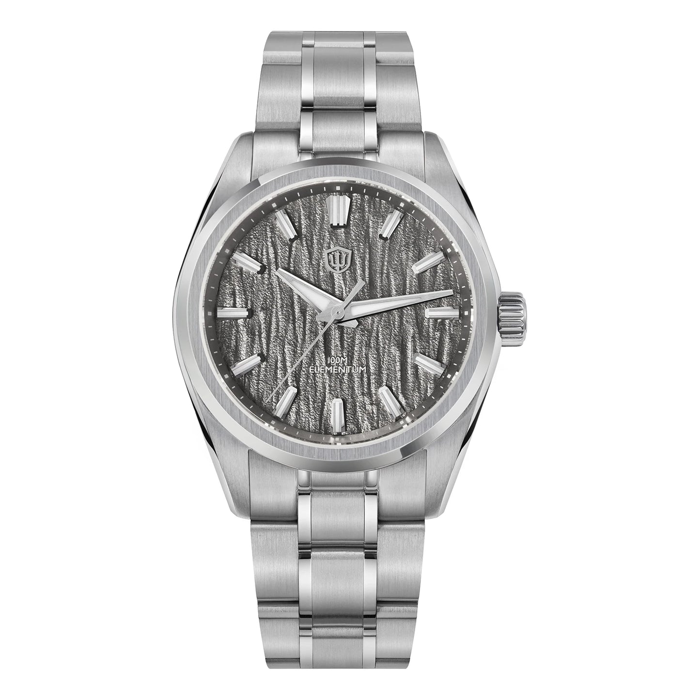 Watchdives WD0003C Quartz Watch VH31 Sweep Seconds Movement 38mm Ice Crack Dial Sapphire Luminous 100m Waterproof Men Wristwatch