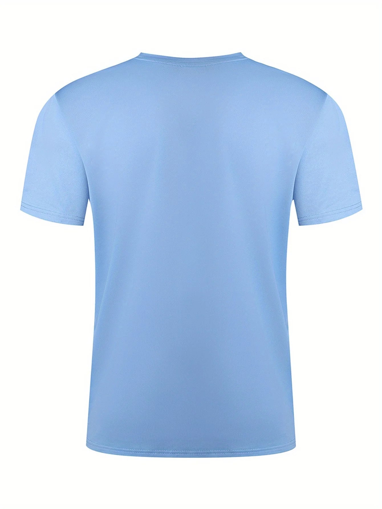 Men’s Geometric Bear Print 100% Cotton Oversized T-Shirt