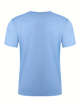 Men’s Geometric Bear Print 100% Cotton Oversized T-Shirt