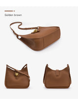 BAFELLI Genuine Leather Bucket Bag – Shoulder & Crossbody
