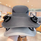 Solar-Powered Cooling Bucket Hat | UPF 50+ Wide Brim