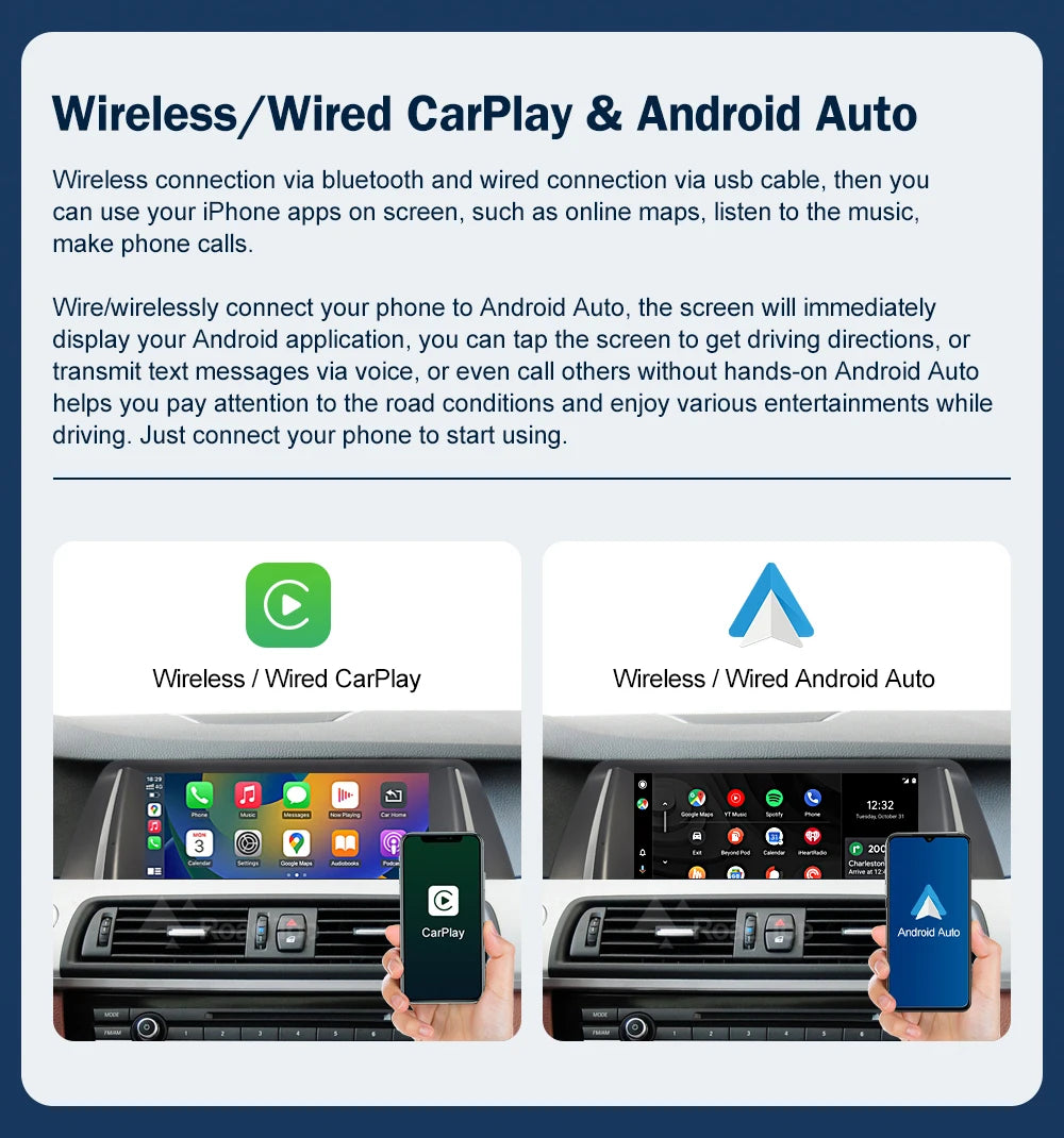 10.25" 1920×720 Touchscreen for BMW 5 Series F10/F11