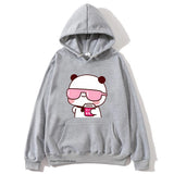 Bubu Dudu Couple Hoodies – Kawaii Cartoon Fleece Pullover
