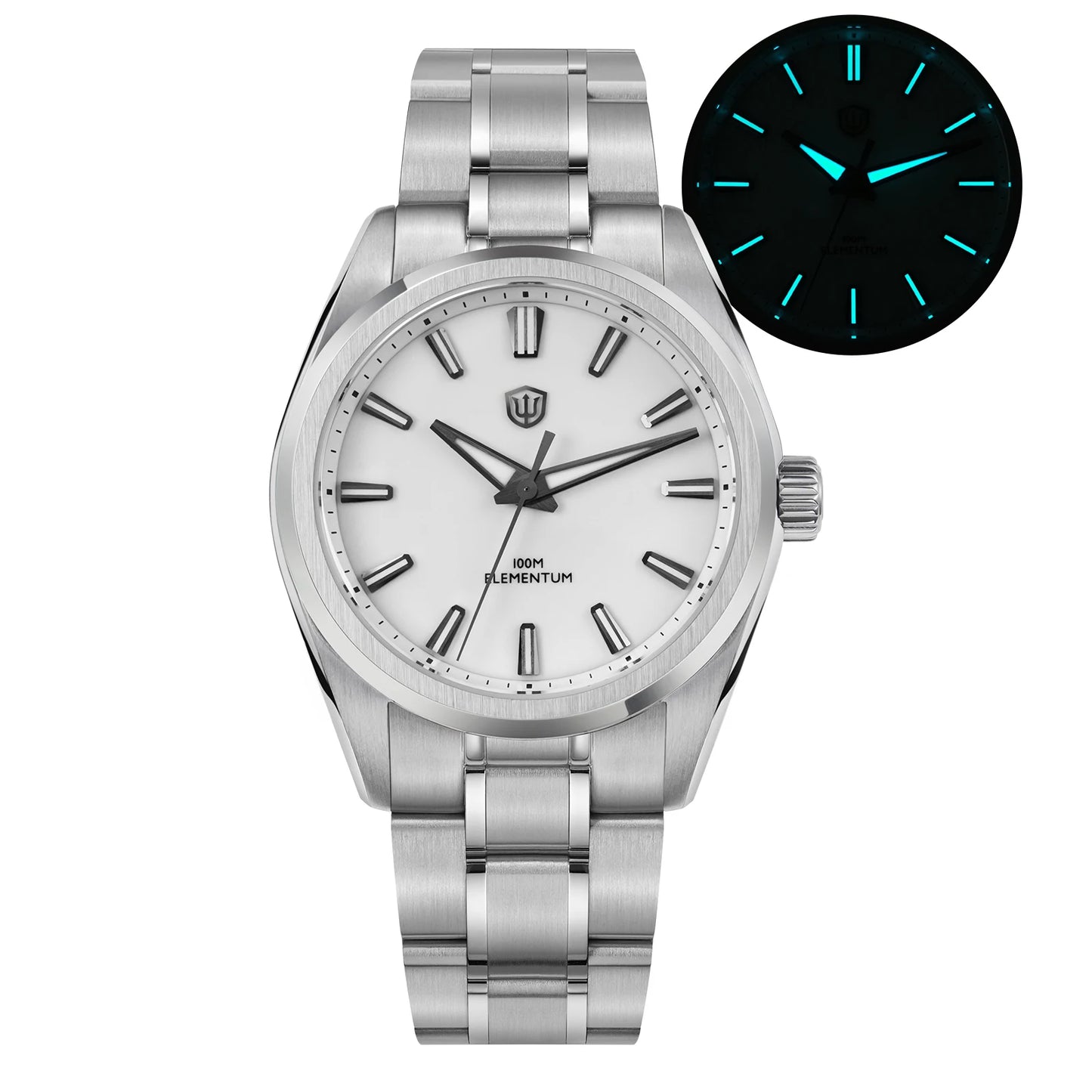 Watchdives WD0003C ice Crack Dial 38mm Men Watch VH31 Sweep Seconds Quartz Movement Sapphire Luminous 10Bar Waterproof Watches